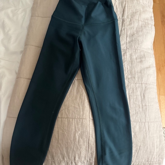 Alo 7/8 High-Waist Airlift leggings Midnight Green - Picture 3 of 4